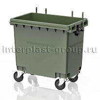 Мусорный контейнер 770 л зеленый без крышки 770 зеленый в Прокопьевске Мусорный контейнер 770 л зеленый без крышки 770 зеленый в Прокопьевске