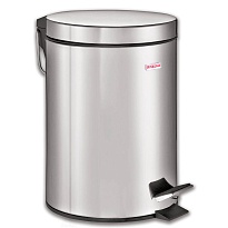 Ведро-контейнер для мусора (урна) с педалью LAIMA Classic, 5 л, зеркальное, нержавеющая сталь, со съемным внутренним ведром в Прокопьевске Ведро-контейнер для мусора (урна) с педалью LAIMA Classic, 5 л, зеркальное, нержавеющая сталь, со съемным внутренним ведром в Прокопьевске