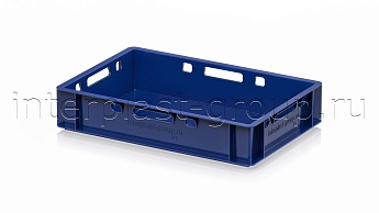 Ящик для мяса и колбасных изделий Е-1 темно-синий в Прокопьевске