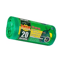 Мешки для мусора 20 л, биоразлагаемые, с ручками, черные, в рулоне 30 шт., ПНД, 10 мкм, 550х440 мм, Крепак, 4607075710047 в Прокопьевске Мешки для мусора 20 л, биоразлагаемые, с ручками, черные, в рулоне 30 шт., ПНД, 10 мкм, 550х440 мм, Крепак, 4607075710047 в Прокопьевске