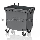 Мусорный контейнер 770 л серый без крышки