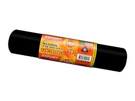 Мешки для мусора 180 л, ароматизированные, черные, в рулоне 10 шт., ПВД, 80 мкм, 1100х930 мм, EXPORT, exp18010142 в Прокопьевске Мешки для мусора 180 л, ароматизированные, черные, в рулоне 10 шт., ПВД, 80 мкм, 1100х930 мм, EXPORT, exp18010142 в Прокопьевске