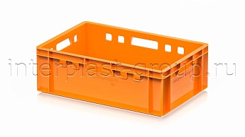 Ящик для мяса и колбасных изделий Е-2 оранжевый в Прокопьевске Ящик для мяса и колбасных изделий Е-2 оранжевый в Прокопьевске