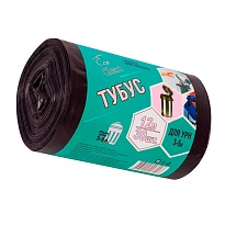 Мешки для мусора 12 л, черные, в рулоне 30 шт., ПНД, 6 мкм, 550х320 мм, Концепция Быта Tubus, 604936 в Прокопьевске Мешки для мусора 12 л, черные, в рулоне 30 шт., ПНД, 6 мкм, 550х320 мм, Концепция Быта Tubus, 604936 в Прокопьевске