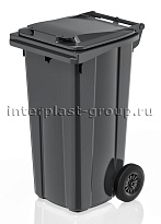 Мусорный контейнер 120 л серый 120 серый в Прокопьевске