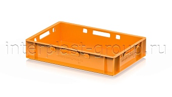 Ящик для мяса и колбасных изделий Е-1 оранжевый в Прокопьевске Ящик для мяса и колбасных изделий Е-1 оранжевый в Прокопьевске