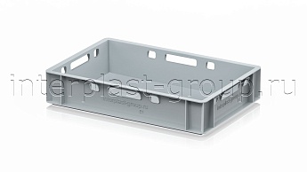 Ящик для мяса и колбасных изделий Е-1 серый в Прокопьевске Ящик для мяса и колбасных изделий Е-1 серый в Прокопьевске