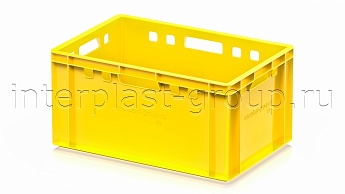 Ящик для мяса и колбасных изделий Е-3 желтый в Прокопьевске